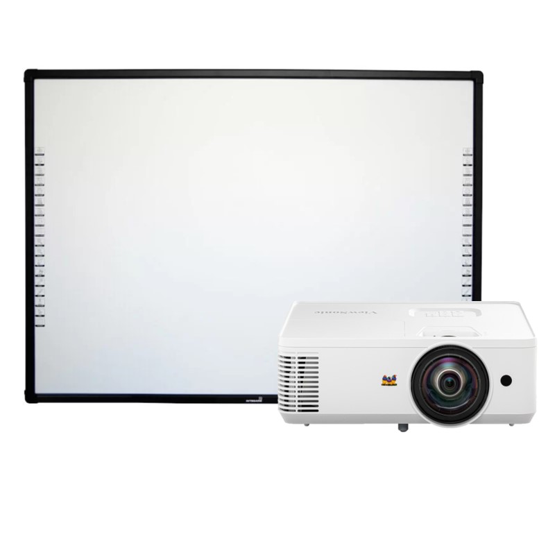 Інтерактивна дошка Intboard UT-TBI82X та короткофокусний проєктор ViewSonic (PS502W)